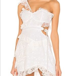 For Love and Lemons Lucien One Shoulder Dress - XS